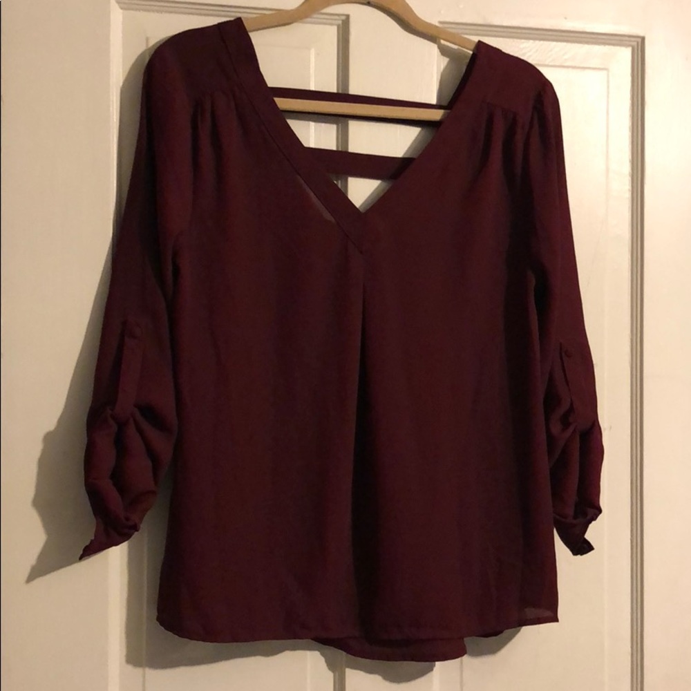 Stitchfix 41 hawthorn Sena bar back blouse